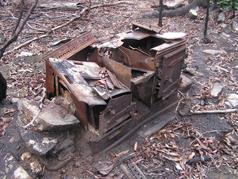 Double oven stove, at Stirling goldfield on Haunted Stream, Victoria.